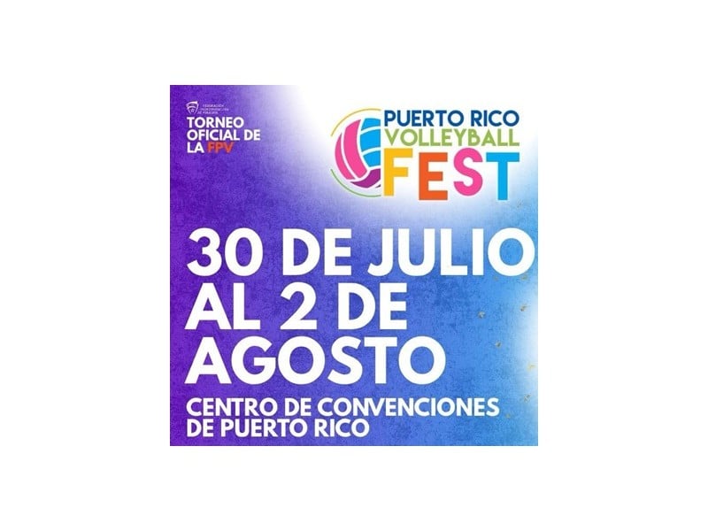 Federación Puertorriqueña Voleibol (FPV): PR Volleyball Fest 2026